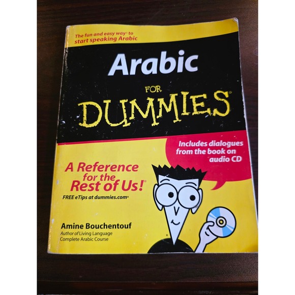 Arabic for Dummies Book Language Learning Audio CD Included - Picture 1 of 4